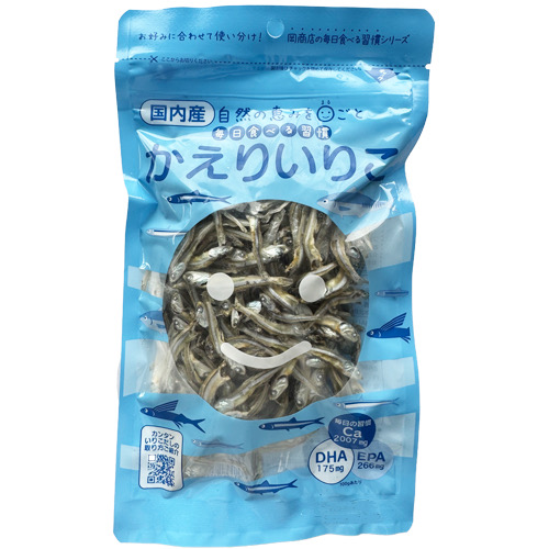 国内産 かえりいりこのパッケージ